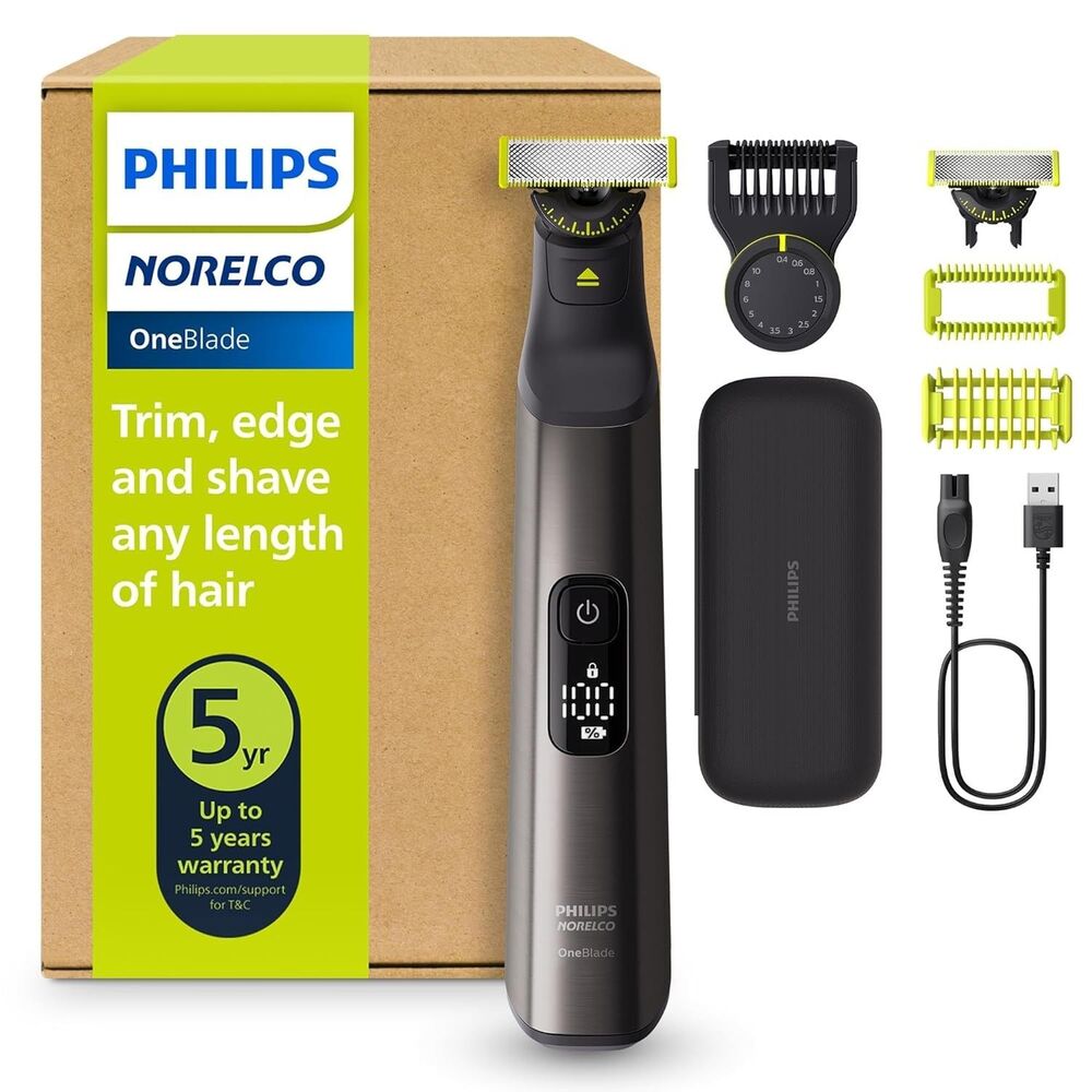 Philips Norelco OneBlade 360 Pro Face + Body Trimmer Shaver Groomer Case QP6552